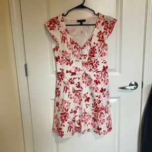 Banana Republic floral dress with button detail